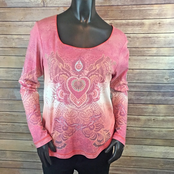 Xcit Tops - 🧚‍♀️Pink and White Embellished Top